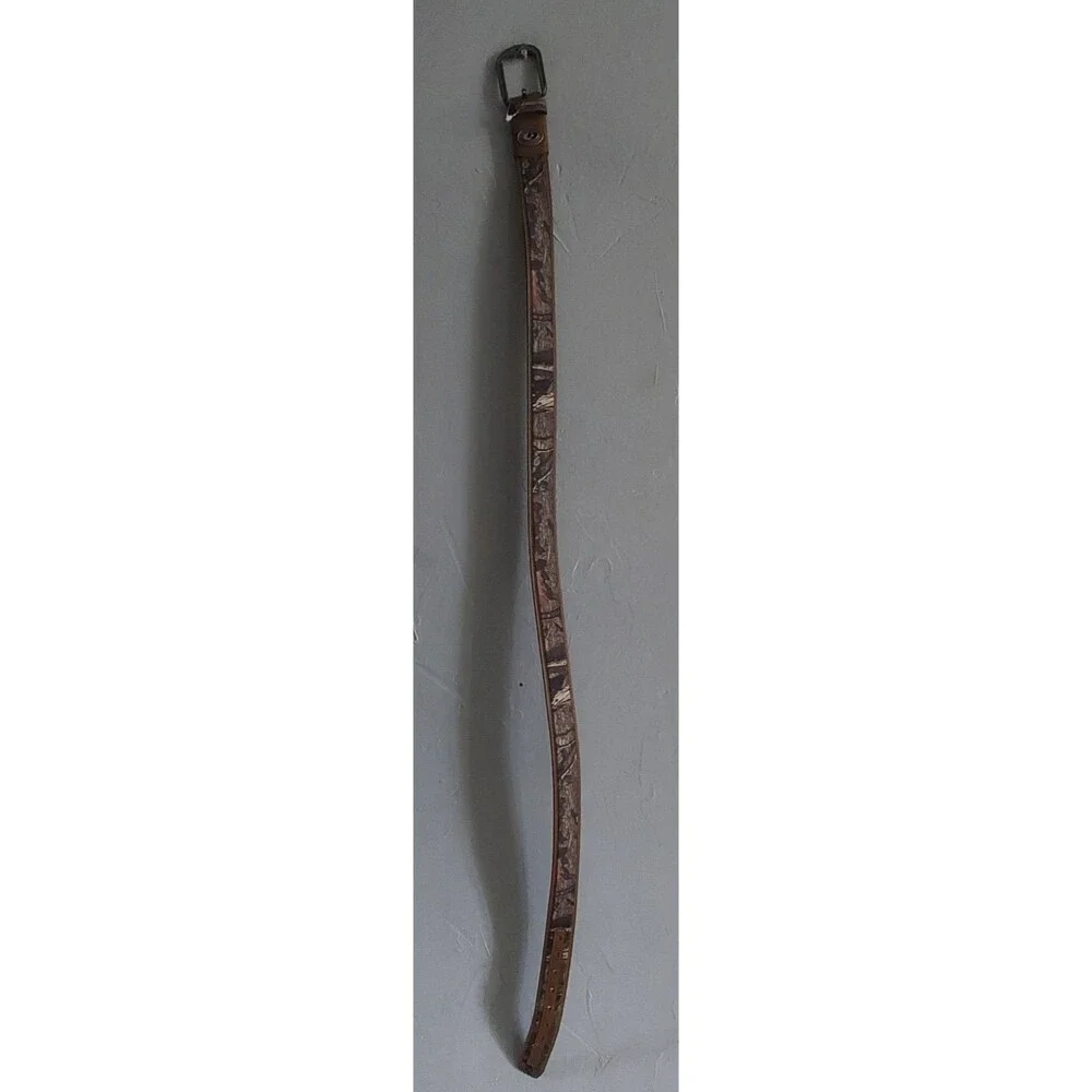 MOSSY OAK Men Belt Genuine Leather XL (42-44),Made In Taiwan, good Condiction.